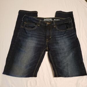 Signature Levi 18 Regular dark blue washed look